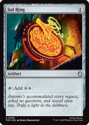 Sol Ring (Surge Foil) (TMC-059) - Commander: Teenage Mutant Ninja Turtles Foil-1