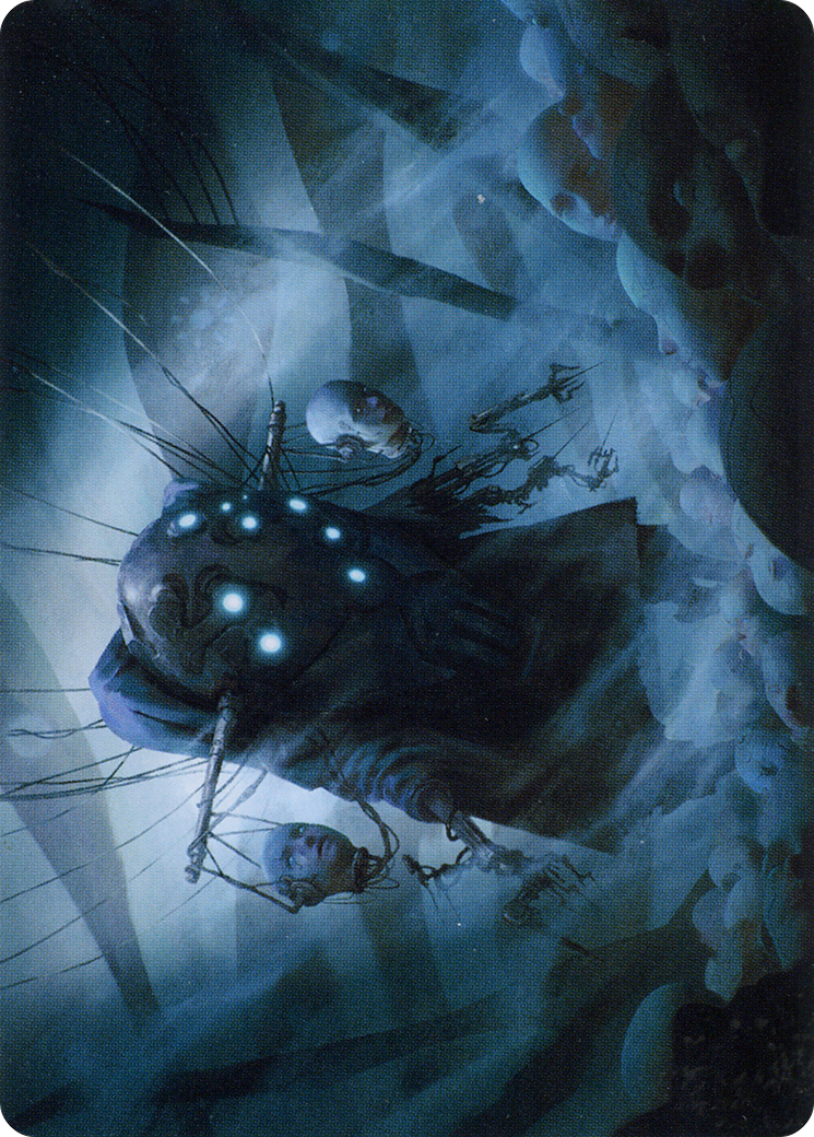 Meldweb Curator // Meldweb Curator (AONE-016) - Phyrexia: All Will Be One Art Series (Borderless)-1