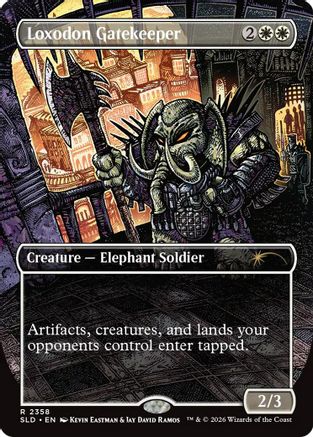 Loxodon Gatekeeper (2358) (SLD-2358) - Secret Lair Drop Series Foil-1