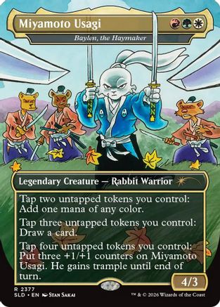 Miyamoto Usagi - Baylen, the Haymaker (SLD-2377) - Secret Lair Drop Series-1