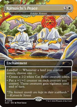 Katsuichi's Peace - Felidar Retreat (SLD-2378) - Secret Lair Drop Series-1