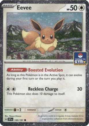 Eevee (Southeast Asia Exclusive) 143  - Holofoil League & Championship Cards - Common-1