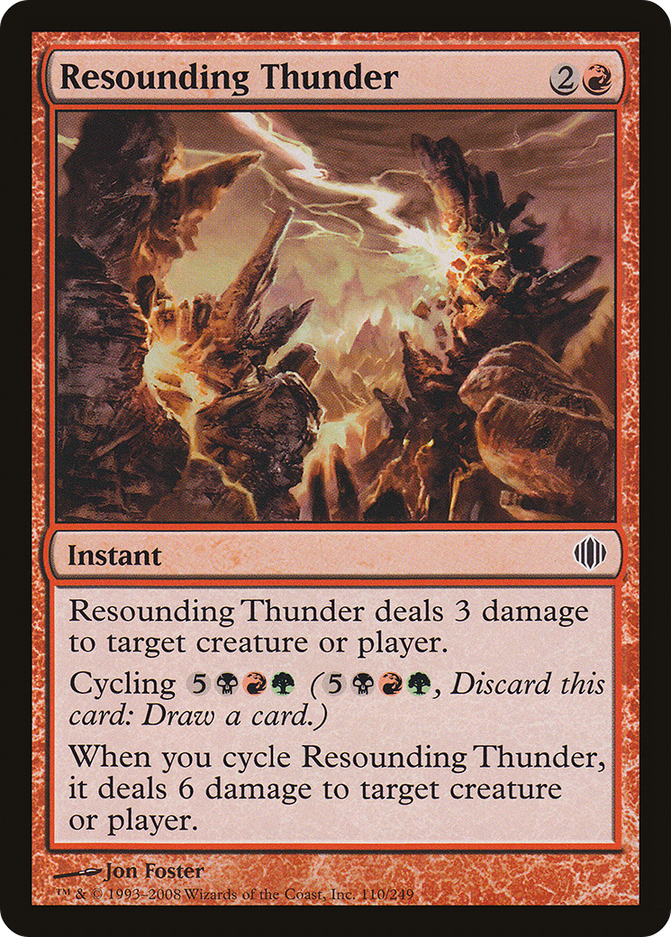 Resounding Thunder [Shards of Alara]-1