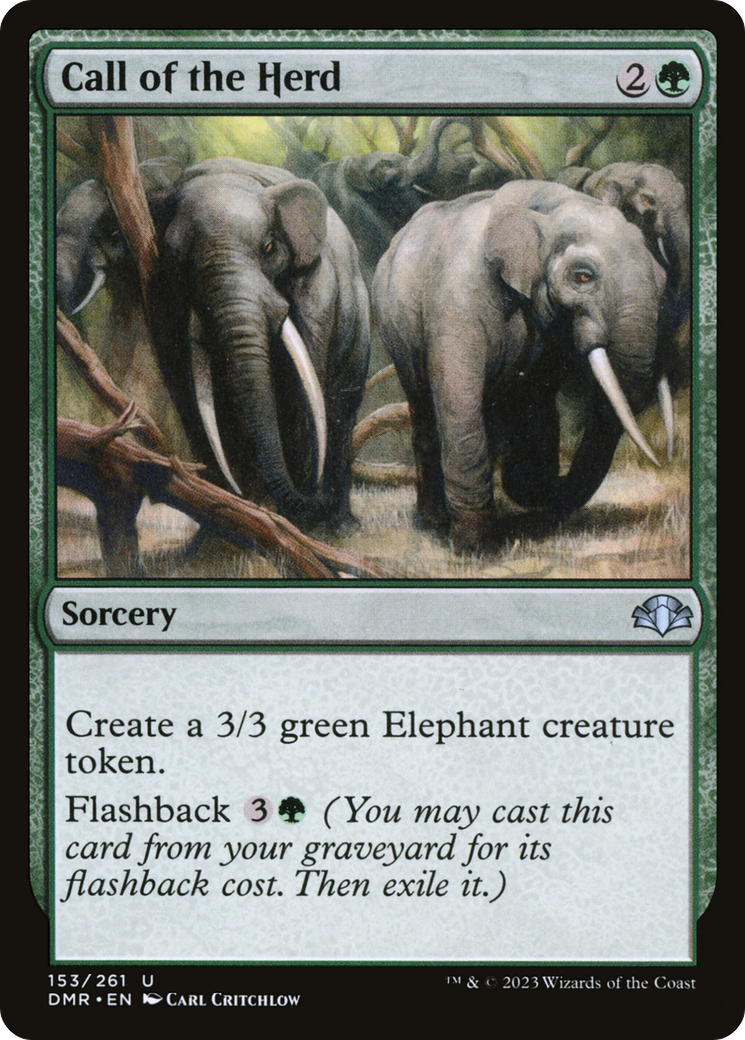 Call of the Herd [Dominaria Remastered]-1