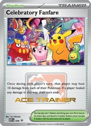 Celebratory Fanfare (Ace Trainer) 028  ME Mega Evolution Promo - Promo-1