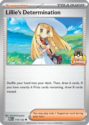 Lillie's Determination (Ultra Ball League) 119  - Holofoil League & Championship Cards - Uncommon-1