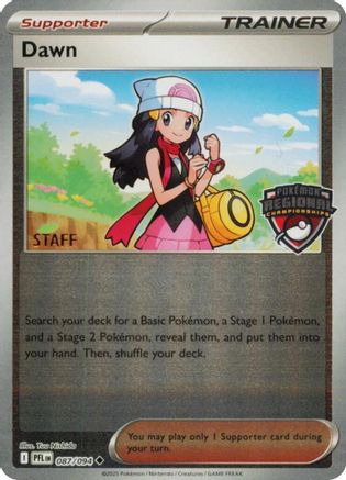 Dawn (Regional Championship) [Staff] 087  - Reverse Holofoil League & Championship Cards - Uncommon-1