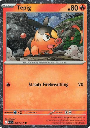 Tepig 029/217  - Holofoil Miscellaneous Cards & Products - Common-1