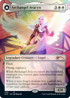 Archangel Avacyn // Avacyn, the Purifier (Borderless) [Secret Lair: From Cute to Brute]-2
