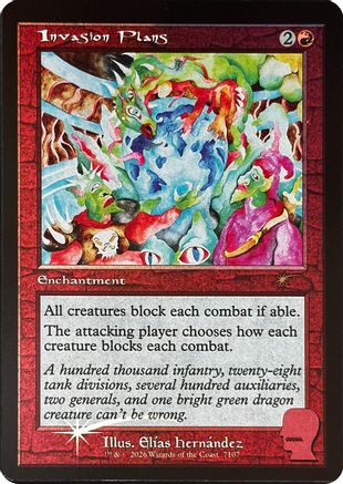Invasion Plans (SLD-7107) - Secret Lair Drop Series Foil-1
