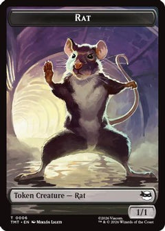 Rat // Copy Double-Sided Token (TMT-6 // 1) - Teenage Mutant Ninja Turtles Foil-1
