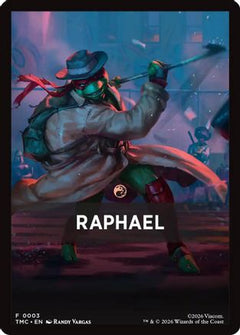 Raphael Theme Card (TMC-003) - Commander: Teenage Mutant Ninja Turtles-1