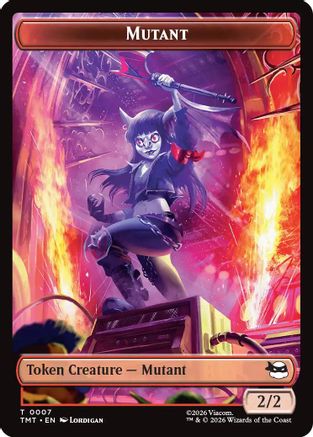 Mutant // Ninja Turtle Spirit Double-Sided Token (TMT-7 // 3) - Teenage Mutant Ninja Turtles-1
