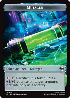 Mutagen // Food Double-Sided Token (TMT-9 // 8) - Teenage Mutant Ninja Turtles-1