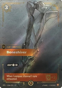 Boneshiver (118a/221) - Riftbound Organized Play Promotional Cards Foil-1