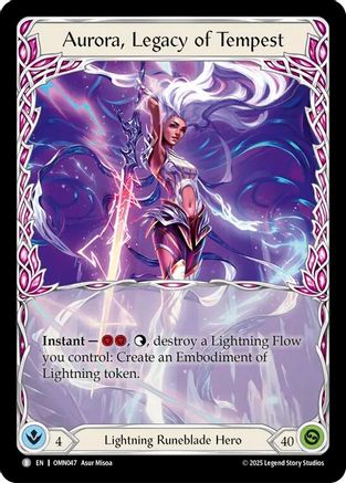 Aurora, Legacy of the Tempest (OMN047) - Omens of the Third Age-1