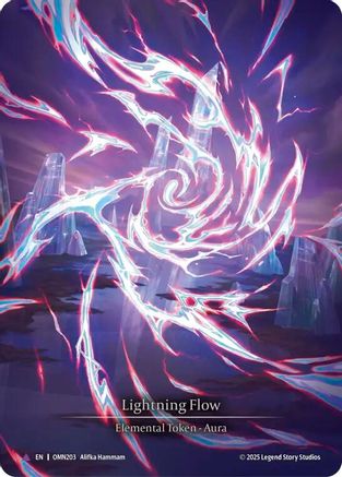 Lightning Flow (C) (OMN203) - Omens of the Third Age Cold Foil-1