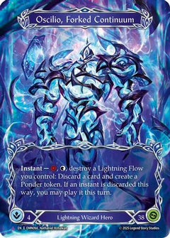 Oscilio, Forked Continuum (Marvel) (OMN094) - Omens of the Third Age Cold Foil-1