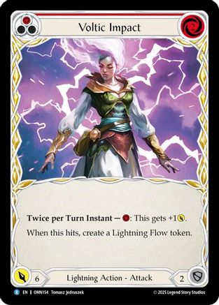 Voltic Impact (OMN154) - Omens of the Third Age Rainbow Foil-1