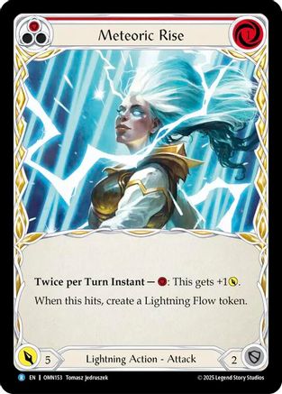 Meteoric Rise (OMN153) - Omens of the Third Age Rainbow Foil