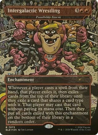 Intergalactic Wrestling - Possibility Storm (SLD-7073) - Secret Lair Drop Series Foil-1