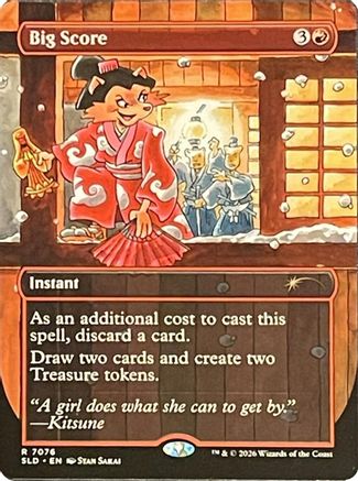 Big Score (7076) (SLD-7076) - Secret Lair Drop Series Foil-1