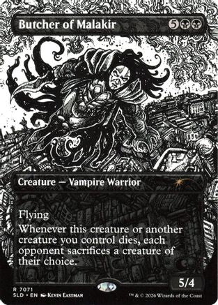 Butcher of Malakir (7071) (SLD-7071) - Secret Lair Drop Series Foil-1