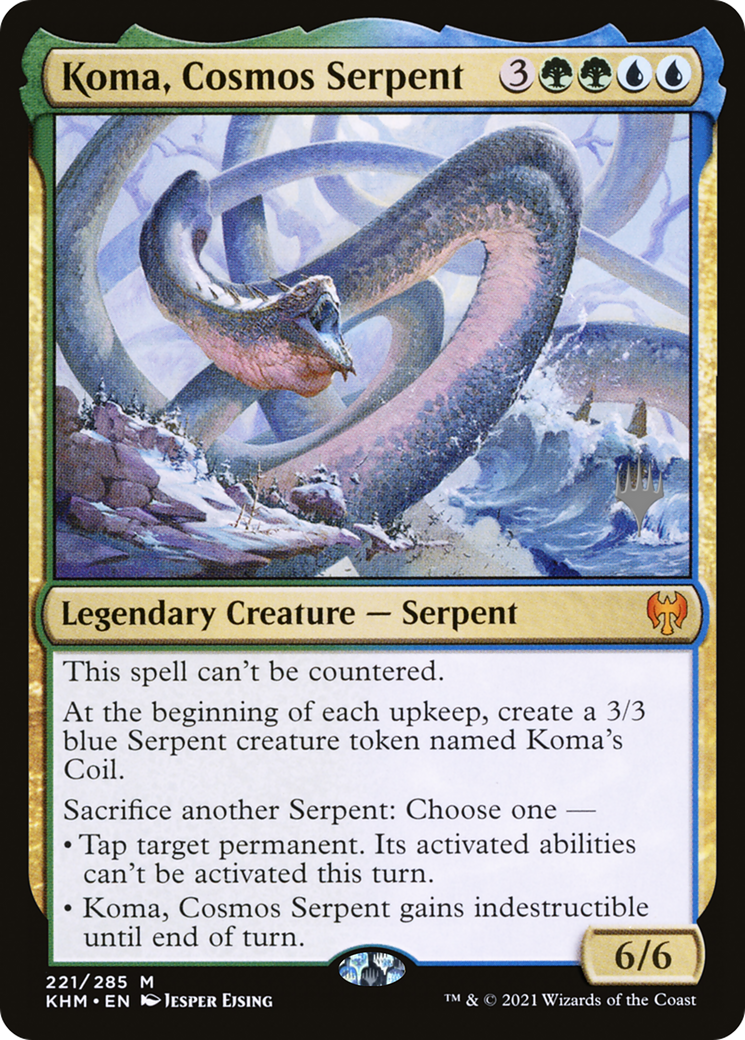 Koma, Cosmos Serpent (Promo Pack) [Kaldheim Promos]-1