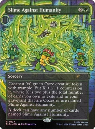 Slime Against Humanity (7077) (SLD-7077) - Secret Lair Drop Series Foil-1
