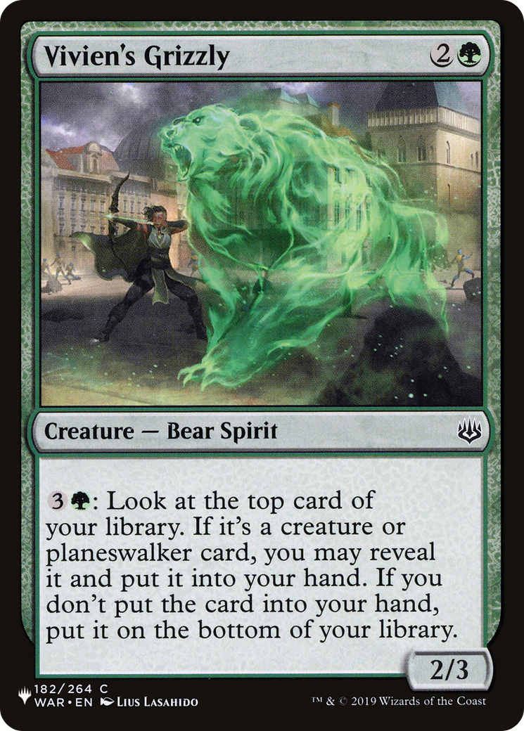 Vivien's Grizzly (LIST-182/264) - The List-1