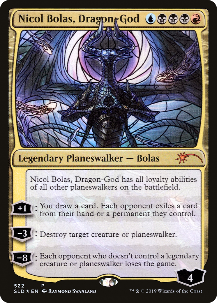 Nicol Bolas, Dragon-God (Stained Glass) [Secret Lair Drop Promos]-1