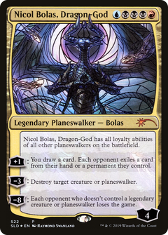 Nicol Bolas, Dragon-God (Stained Glass) [Secret Lair Drop Promos]-1