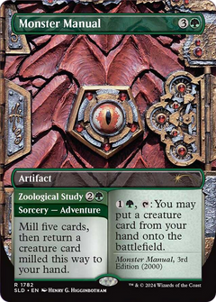 Monster Manual // Zoological Study (SLD-1782) - Secret Lair Drop (Borderless) Foil-1