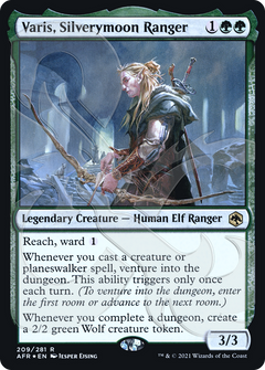 Varis, Silverymoon Ranger (AFR&-209) - Adventures in the Forgotten Realms Promos Foil-1