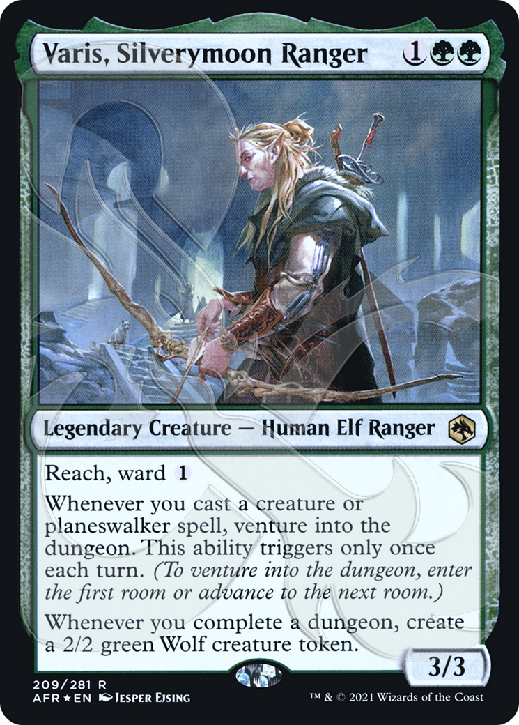 Varis, Silverymoon Ranger (AFR&-209) - Adventures in the Forgotten Realms Promos Foil-1