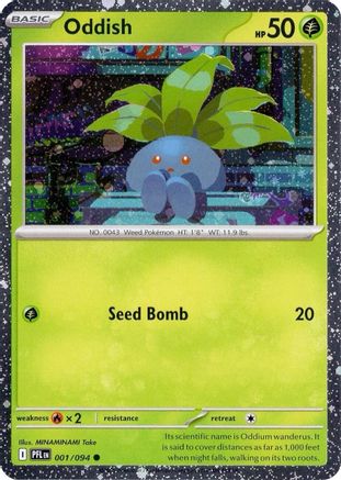Oddish (Cosmos Holo) 001  - Holofoil Miscellaneous Cards & Products - Common-1