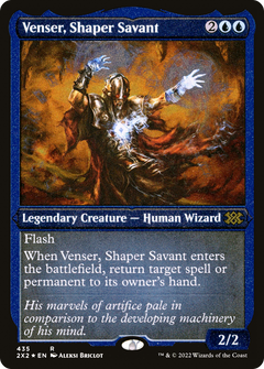 Venser, Shaper Savant (Foil Etched) (2X2-435) - Double Masters 2022 Foil-1