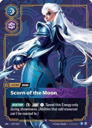 Diana - Scorn of the Moon (197/219) - Unleashed Foil-1