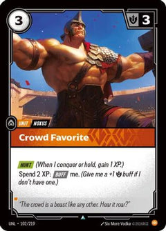 Crowd Favorite (102/219) - Unleashed Foil-1