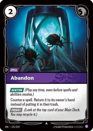 Abandon (131/219) - Unleashed Foil-1