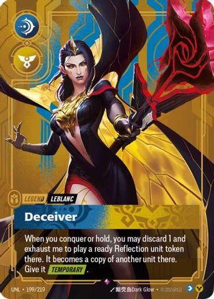 LeBlanc - Deceiver (199/219) - Unleashed Foil-1