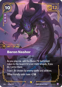 Baron Nashor (Alternate Art) (147a/219) - Unleashed Foil-1