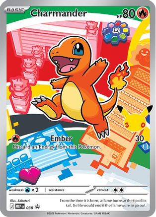 Charmander 038  - Holofoil ME Mega Evolution Promo - Promo-1