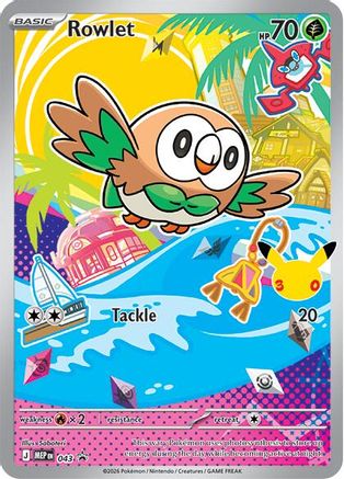 Rowlet 043  - Holofoil ME Mega Evolution Promo - Promo-1