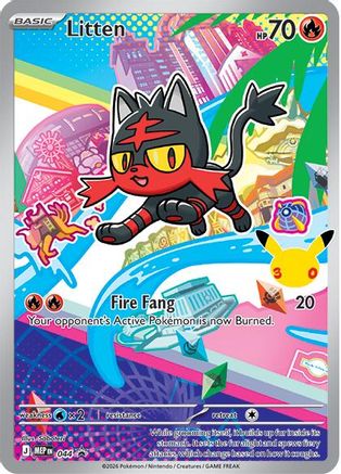 Litten 044  - Holofoil ME Mega Evolution Promo - Promo-1