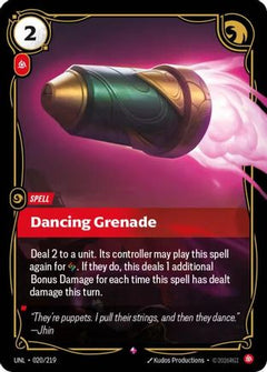 Dancing Grenade (020/219) - Unleashed Foil-1