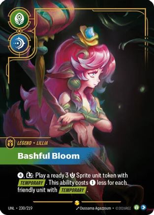 Lillia - Bashful Bloom (Overnumbered) (230/219) - Unleashed Foil-1