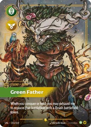 Ivern - Green Father (Overnumbered) (233/219) - Unleashed Foil-1