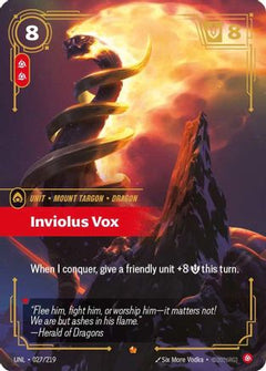 Inviolus Vox (027/219) - Unleashed Foil-1
