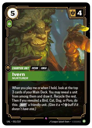 Ivern - Nurturer (051/219) - Unleashed Foil-1